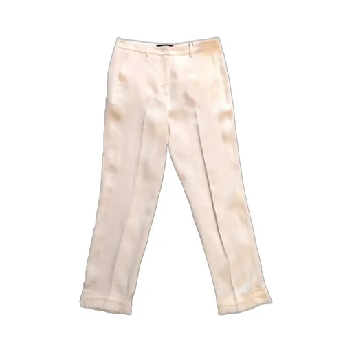 Trousers With Fringe Hem