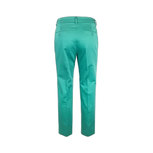 High-Waisted Straight-Leg Trousers
