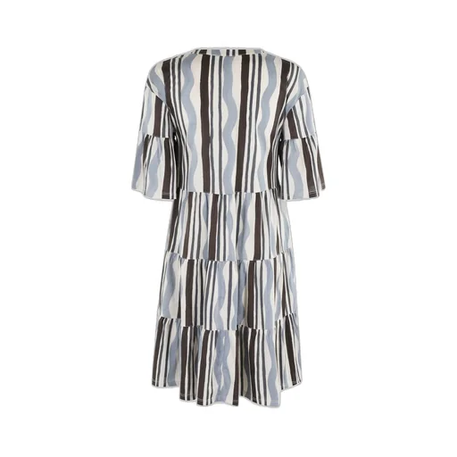 Tiered Stripe Maxi Dress