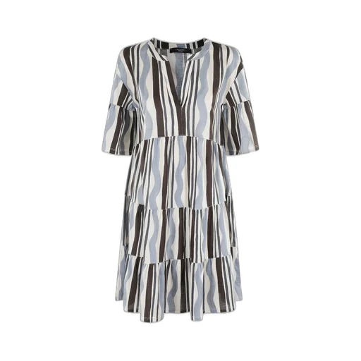 Tiered Stripe Maxi Dress