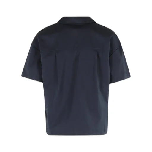 Poplin V-Neck Blouse