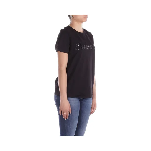 T-Shirt With Sequin Logo