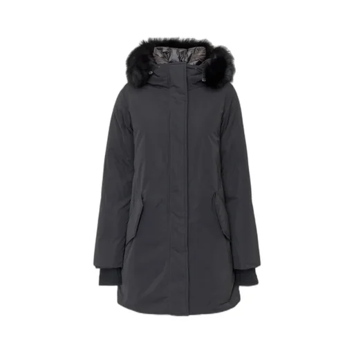 Parka With Fur-Trimmed Hood