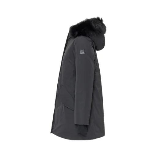 Parka With Fur-Trimmed Hood