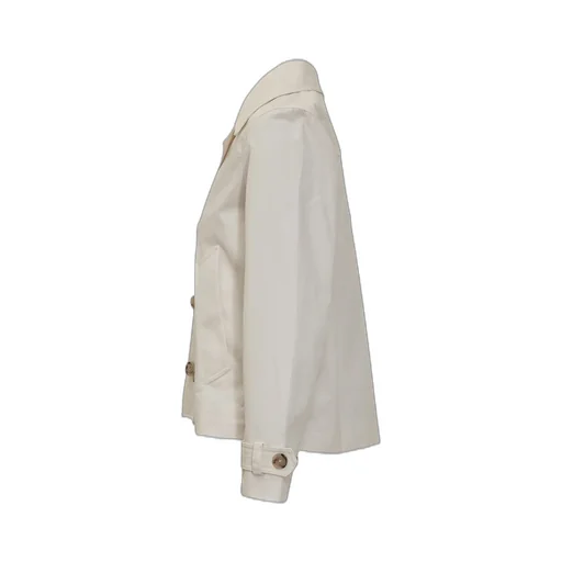 Double-Breasted Cropped Jacket