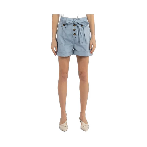 High-Waisted Shorts With Belt