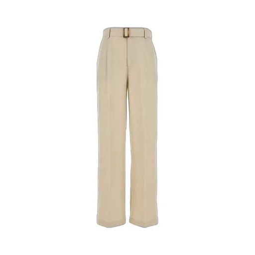 High-Waisted Wide-Leg Trousers