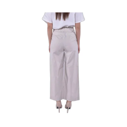 High-Waisted Wide-Leg Trousers