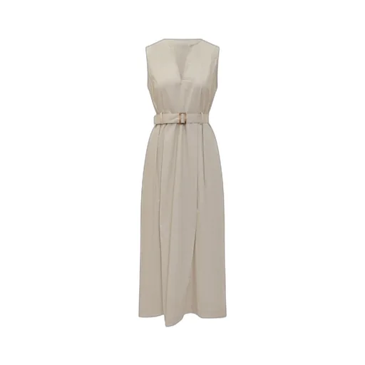 Sleeveless V-Neck Maxi Dress