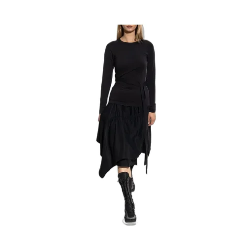 Asymmetric Midi Skirt