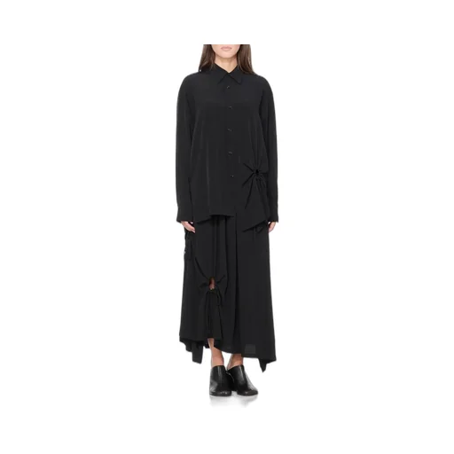 Asymmetric Draped Shirt