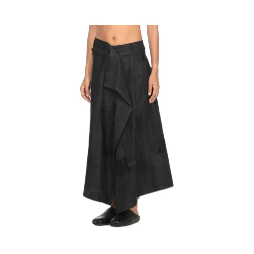 Asymmetric Wrap Skirt