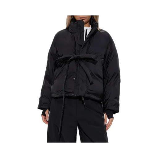 Puffer Jacket With Belt