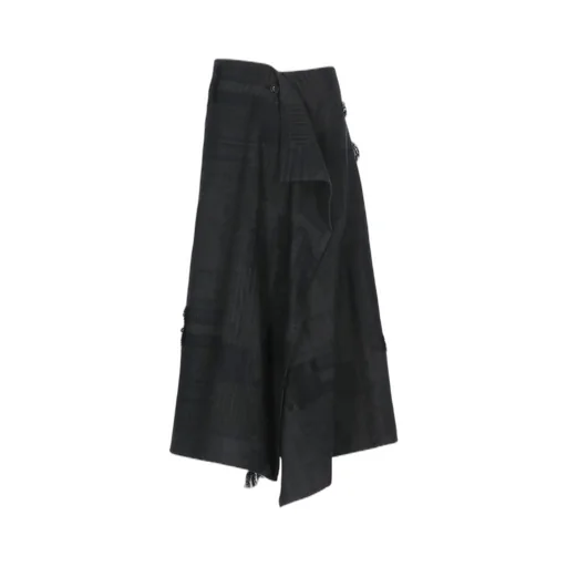Asymmetric Wrap Skirt
