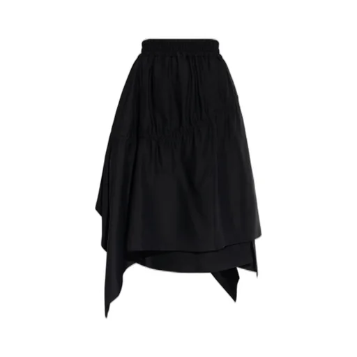 Asymmetric Midi Skirt