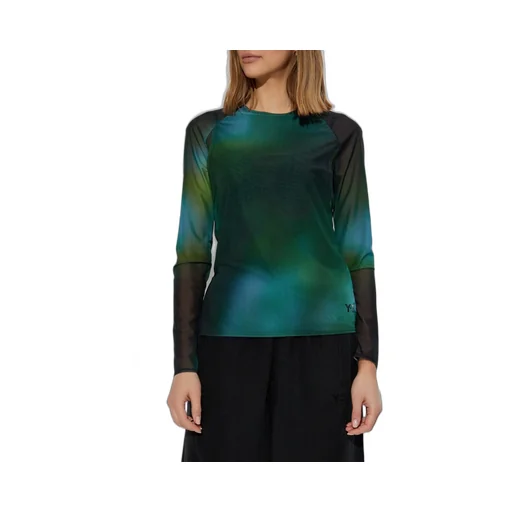 Long Sleeve Mesh Top