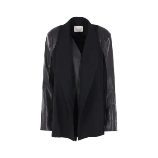 Blazer With Contrast Sleeves