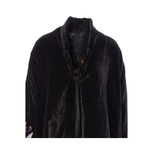 Velvet Kimono Coat