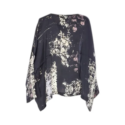 Abstract Print Tunic Top