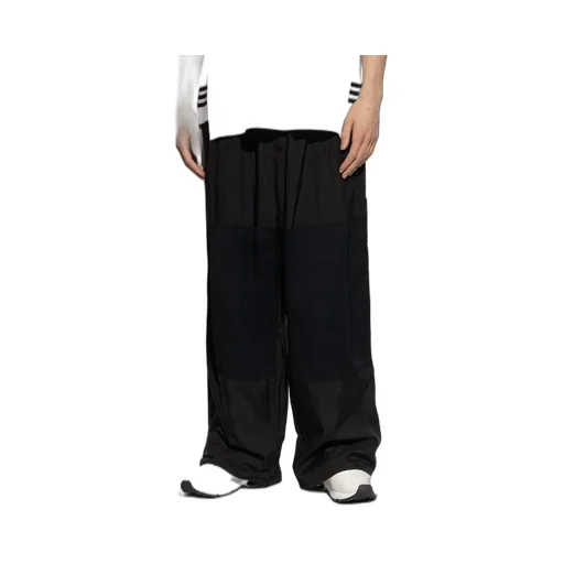 Panelled Wide-Leg Trousers