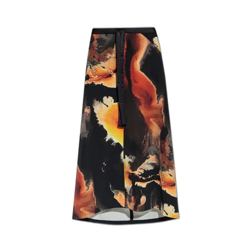 Printed Maxi Skirt