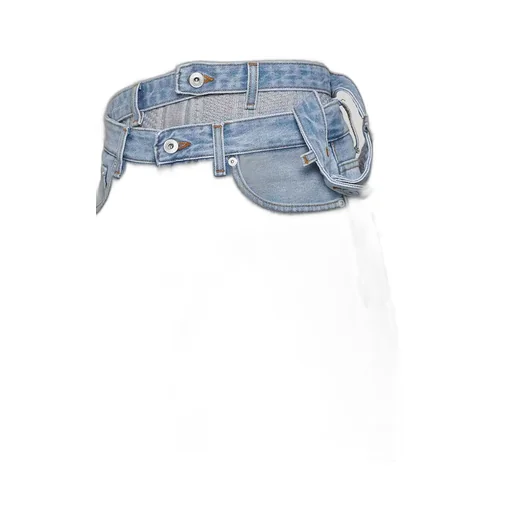 Wide-Leg Jeans With Cut-Out Detail