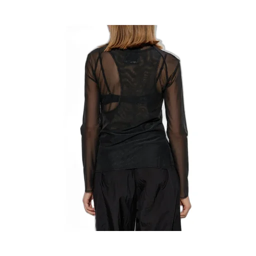 Mesh Long Sleeve Top
