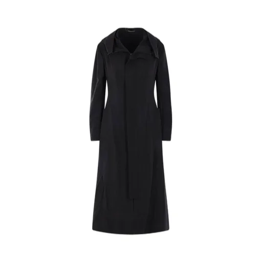 Long Hooded Trench Coat