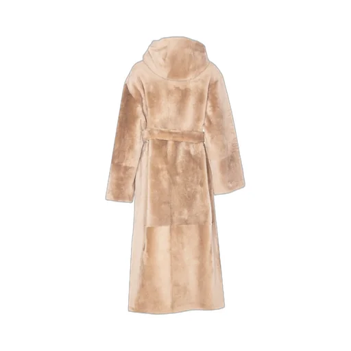 Shearling Coat With Hood