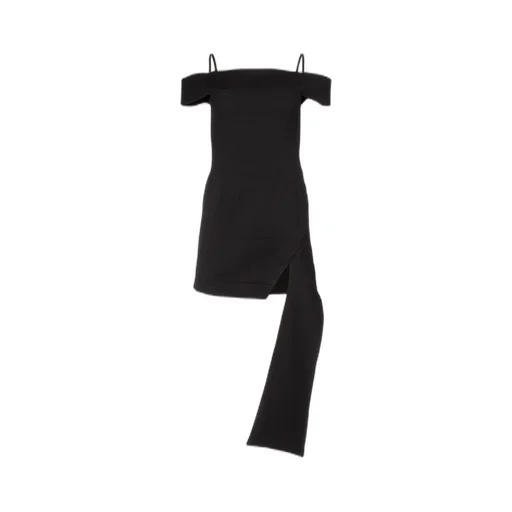 Off-The-Shoulder Mini Dress With Draped Detail