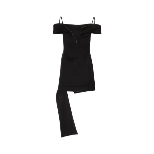 Off-The-Shoulder Mini Dress With Draped Detail