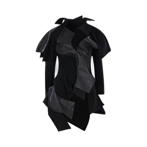 Asymmetric Draped Coat