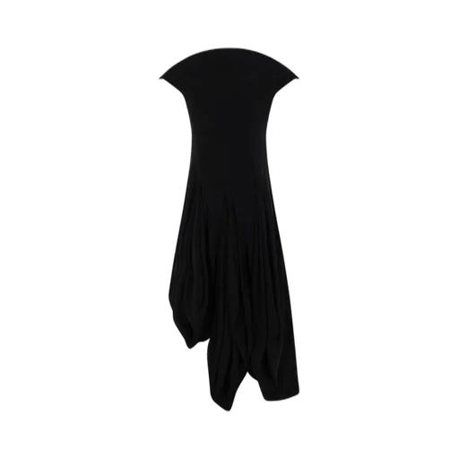 Asymmetric Draped Dress