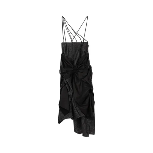 Asymmetric Draped Dress