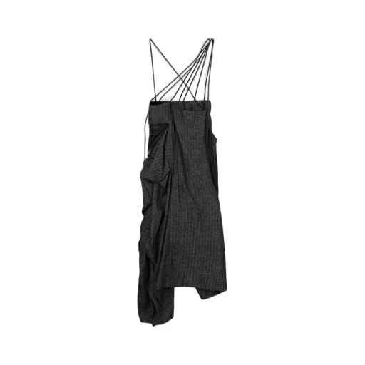 Asymmetric Draped Dress