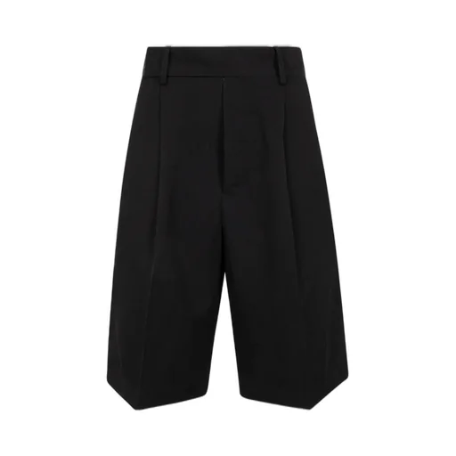 Wide-Leg Cropped Trousers