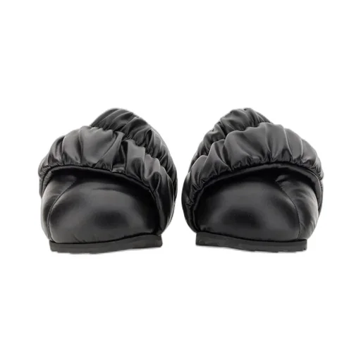 Padded Leather Slides