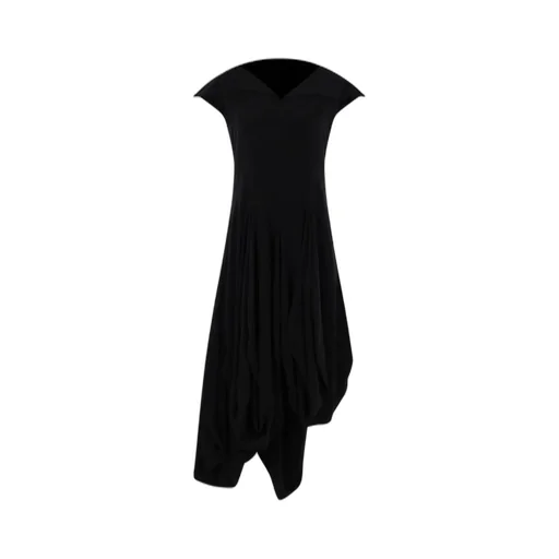 Asymmetric Draped Dress