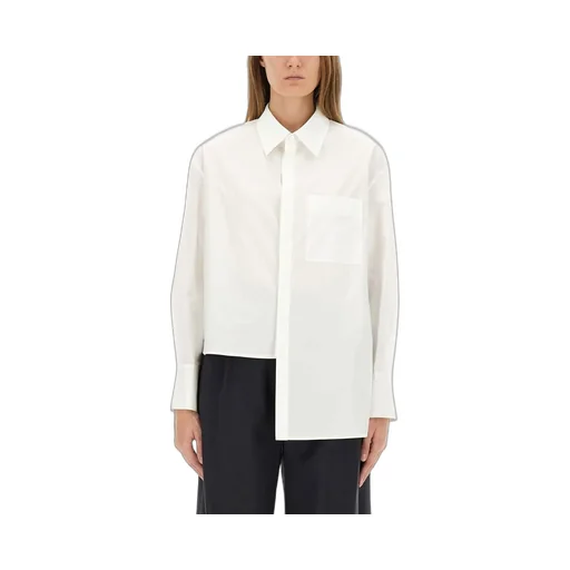Asymmetric Poplin Shirt