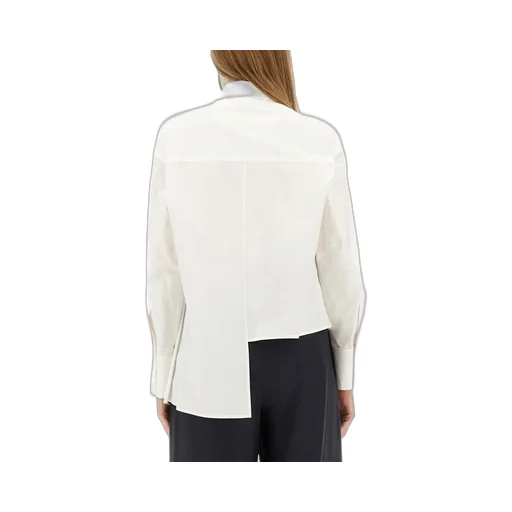 Asymmetric Poplin Shirt