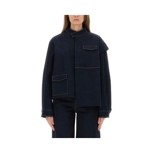 Asymmetric Denim Jacket
