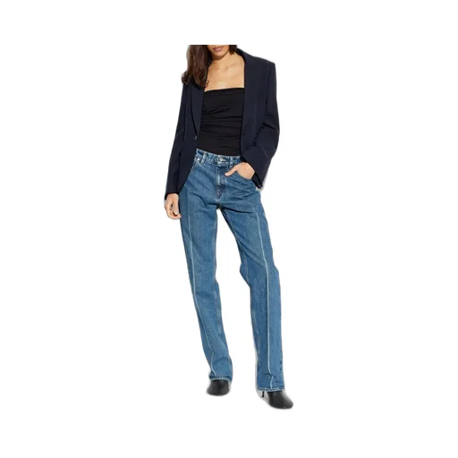 Single-Breasted Blazer With Star Embellishment