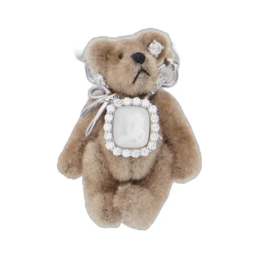 Teddy Bear Charm Necklace