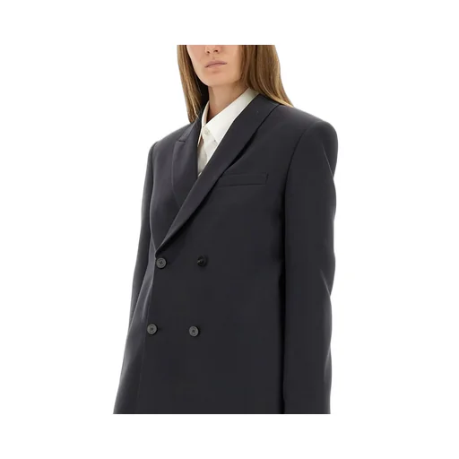 Double-Breasted Shawl Collar Blazer