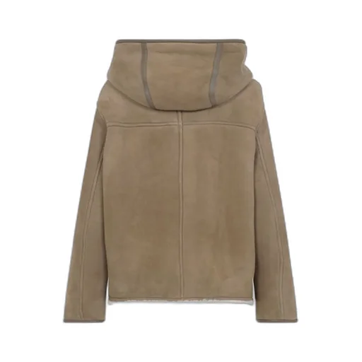 Shearling Hooded Jacket