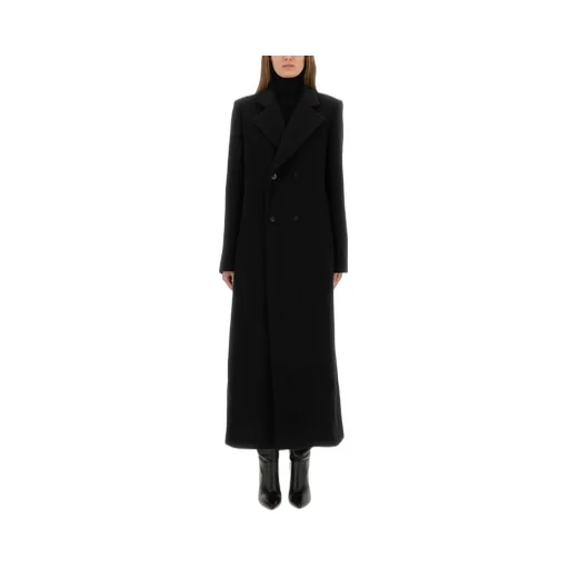 Double-Breasted Wool Coat