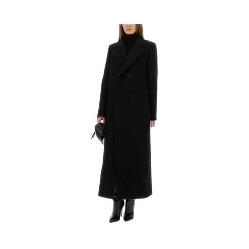 Double-Breasted Wool Coat