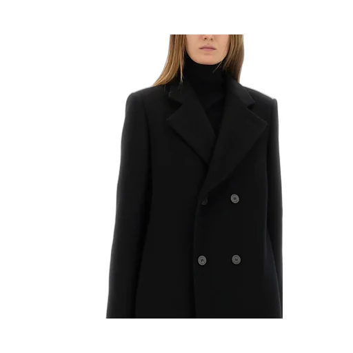 Double-Breasted Wool Coat