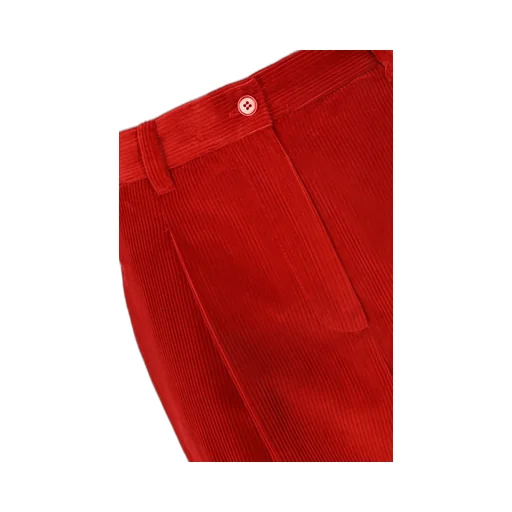 High-Waisted Corduroy Pants