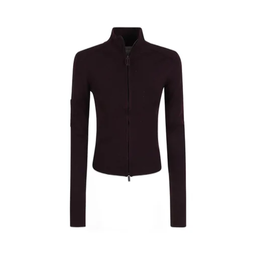 Zip-Up Knit Jacket